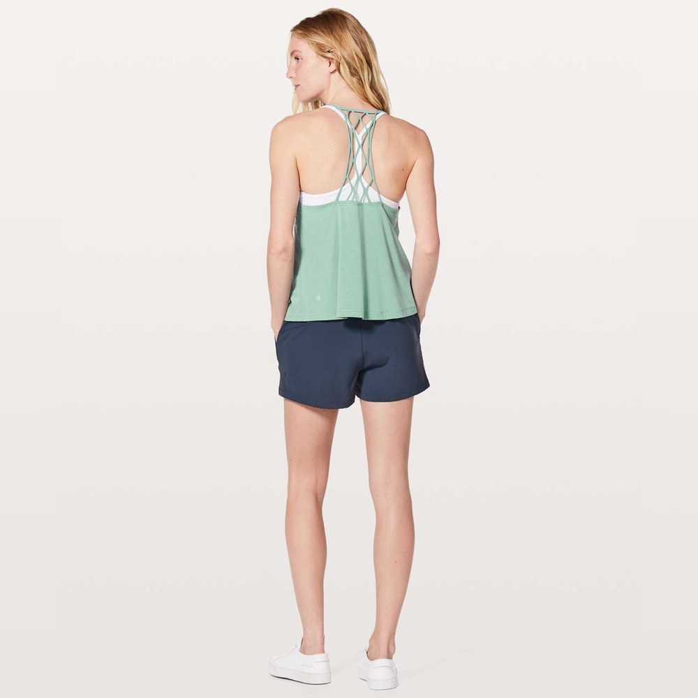 NWOT Lululemon Love Knot Tank - Heathered Rip Tide - 4